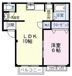 ニューエリール篠塚Ａの物件間取画像